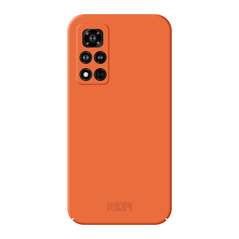 MOFI JK Qin Series For Honor V40 5G Phone Case Skin-Feel Protective Phone Cover - Orange MOFI JK Qin Series For Honor V40 5G Phone Case Skin-Feel Protective Phone Cover - Orange